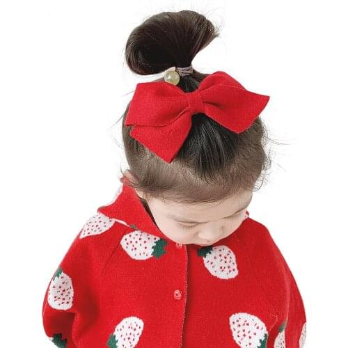 Bow Hair clip Hairpins For Woman Girls Hairgrips Korea Kids Hair Accessories Woolen Bowknot Hair pin Barrettes Children Headwear