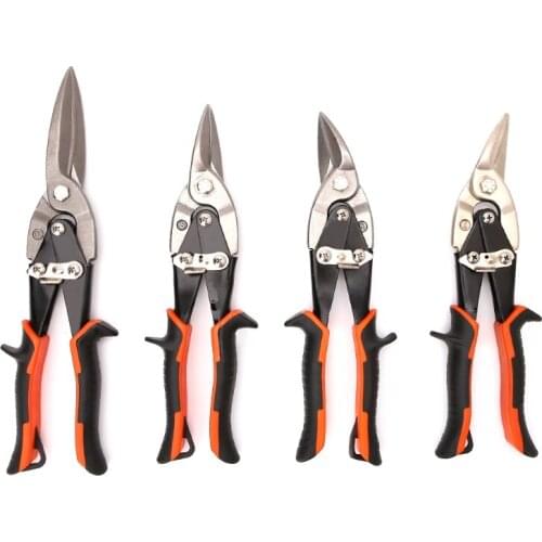 Cutting Scissors Hand Tool Straight Curved Aviation Tin Snip Sheet Metal Shear