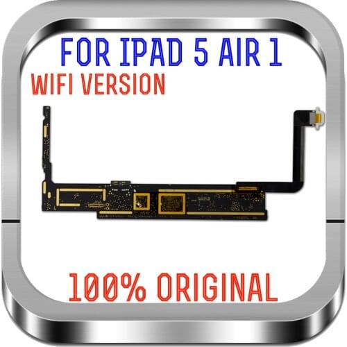 Original unlocked for Ipad 5 Logic Boards Wifi Version for Ipad Air 1 Motherboard 16GB 32GB 64GB 128GB with IOS System, A1474