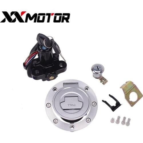 Motorcycle Ignition Switch Seat Lock Fuel Gas Cap Key Set For Yamaha YZF R1 R6 YZF R6S 2004 2006 2007 2008 2009 FZ6 YZFR6 FJR FZ