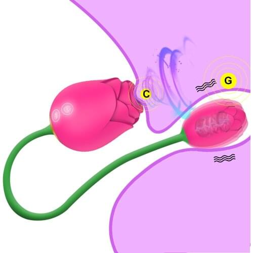Rose Vibrators for Women Powerful Clitoris Stimulator Vacuum Sucking Clit Sucker Vibrator Female Love Egg Sex Toy for Adults 18