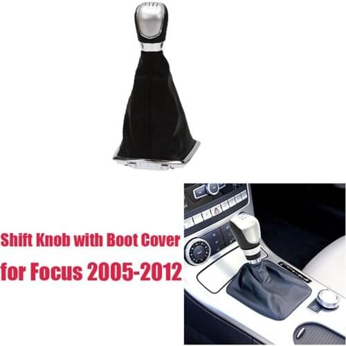 Car ABS+PU Gear Shift Knob with Dust Cover for Ford Focus / Focus 2 Mk2 2005-2011 Car Styling