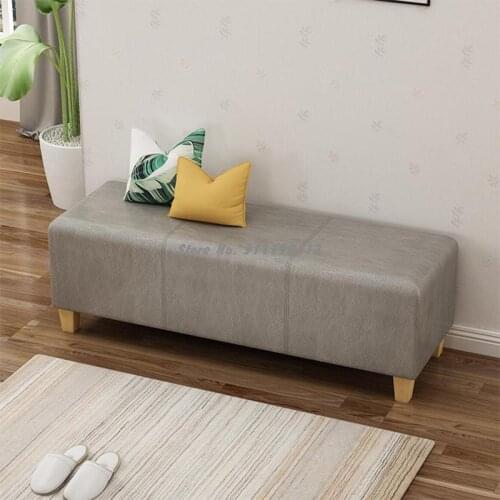Storage Shoe Stool Home Door Shoe Stool Sofa Stool Rectangular Clothing Store Sofa Stool Long Storage Stool