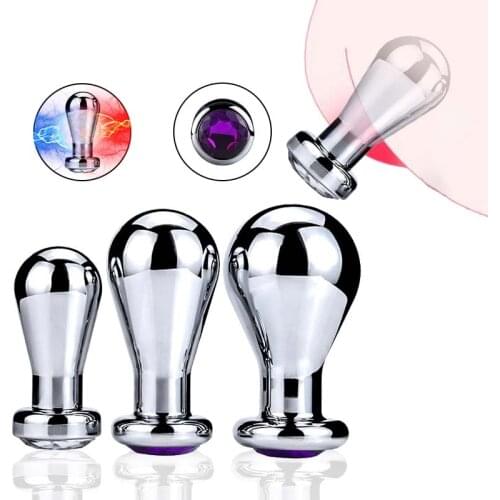 Super Huge Metal Butt Plug Anal Plug Big Anal Balls Expansion Dilatador Anal Toys Prostata Massage For Couples Buttplug