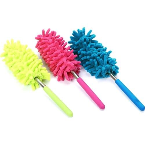Telescopic Microfibre Duster Extendable Cleaning Home Car Cleaner Dust Handle Dust Mites Portable Dusting Brush Washing Tools