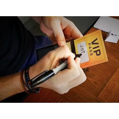 VIP PASS (Gimmick and Online Instructions) Magic Tricks Close Up Magia Prediction Card Magie Mentalism Illusion Gimmick Props
