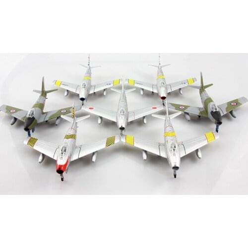 1/100 Scale WWII Army UK/US F-86 F86 Airplane Fighter Models Metal Diecast Plan Adult Children Toys for Display Show Collections