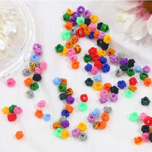 6mm 10pcs Hot Sale Pineapple Shaped Rope Twisted-Cord Cotton String With Colorful Twine Macrame For Decoration Accessory DIY