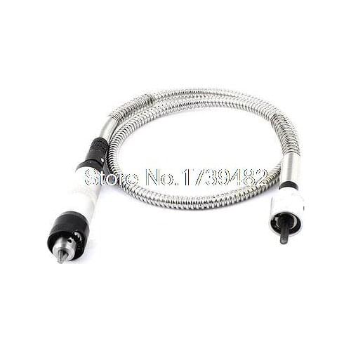 6mm Drill Chuck Metal Shaft Flexible Hose Tube Connector Set for Hanging Mill
