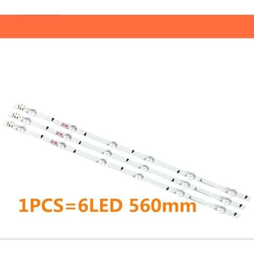 6PCS/LOT LED Backlight Lamp strip for Samsung 28" TV D4GE-280DC0-R2 BN41-02168A BN96-30413 UE28J4100