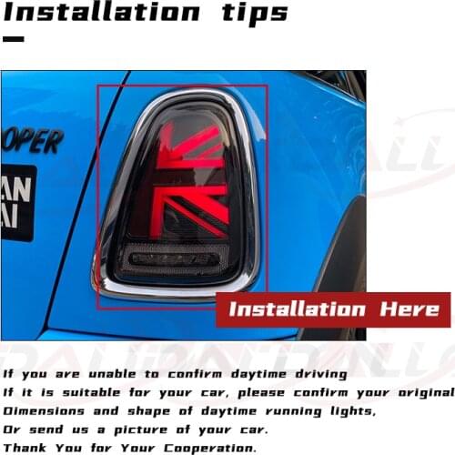 2PCS Car LED Tail Light for BMW Mini Cooper R55 R56 R57 R58 R59 LED Taillight 2007-2013 LED Brake Light Reverse Lights 2007-2010