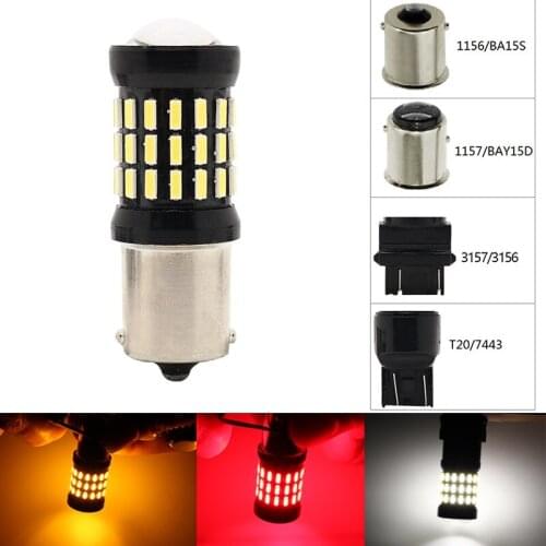 CanBus S25 1156 BA15S P21W LED BAY15D BAU15S PY21W lamp T20 LED 7440 W21W W21/5W led Bulbs For Turn Signal Light