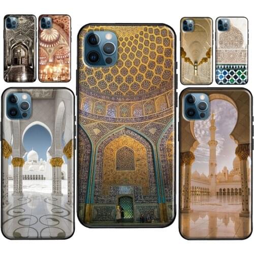 Islam Muslim Mosque Case For iPhone 12 Pro Max mini XR X XS 6S 7 8 Plus SE 2020 For iPhone 11 Pro Max Coque