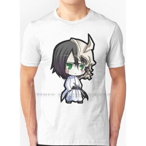 Chibi Caricatura Ulquiorra T Shirt 100% Pure Cotton Chibi Caricatura Vector Bleach Online Dise ? ador Dise ? os Paypal Ecommerce