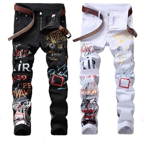 Douhoow Men's Biker Jeans