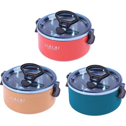 Stainless Steel Insulated Lunch Box Student Water-filled Japanese Bento Boxes