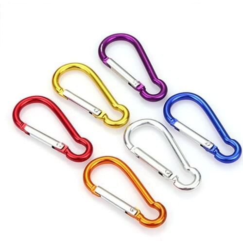 PCS 48MM Aluminum Alloy Carabiner Outdoor Hanging Buckle Water Bottle Lightweight Sturdy Practical Bag Buckle High Typical