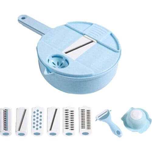 Vegetable Slicer - Vegetable Cutter and Shredder - Kitchen Multipurpose Food Cutter with Guard and Egg white Separator