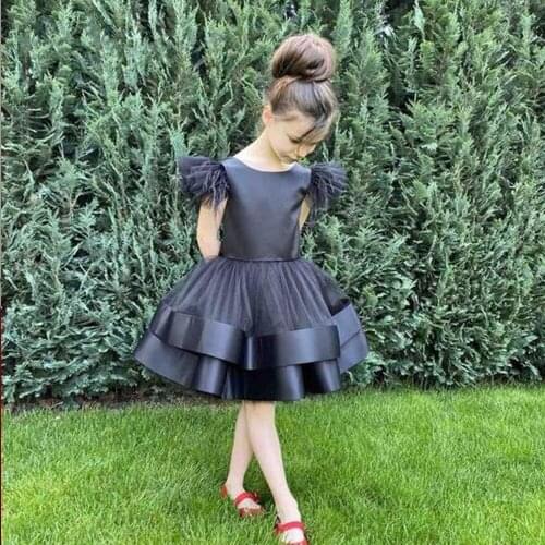 Flower Girl Dress Puffy Ball Gown Girl Party Dress Sleeveless Girl Birthday Dress платье для девочки 2021