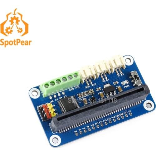Driver Breakout for micro:bit, drives motors and servos