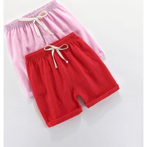 Toddler Baby Clothing Pants Girls Short Pants Summer Shorts For Boys Cotton Linen Kids Shorts Children Beach Hot Shorts Clothes