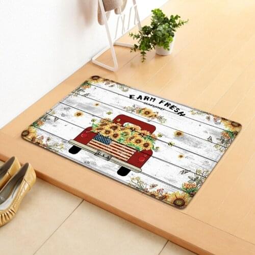 New Bee Festival Home Door Mat Bathroom Bathroom Non-slip Mat Bedroom Living Room Carpet Floor Mat Bathroom Mat Bath Mat