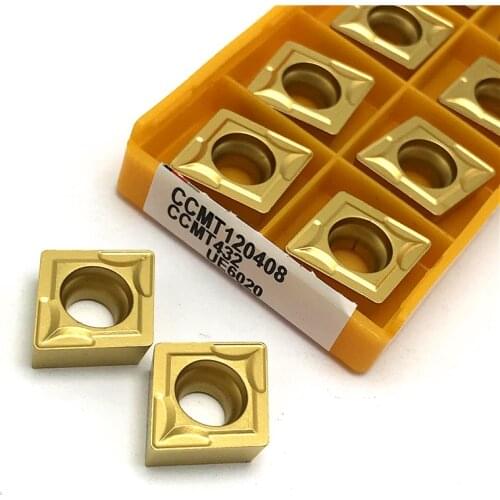 CCMT120408 UE6020 carbide insert Cutting tool CNC Stainless Steel CCMT 120408 lathe tools turning insert External turning tool