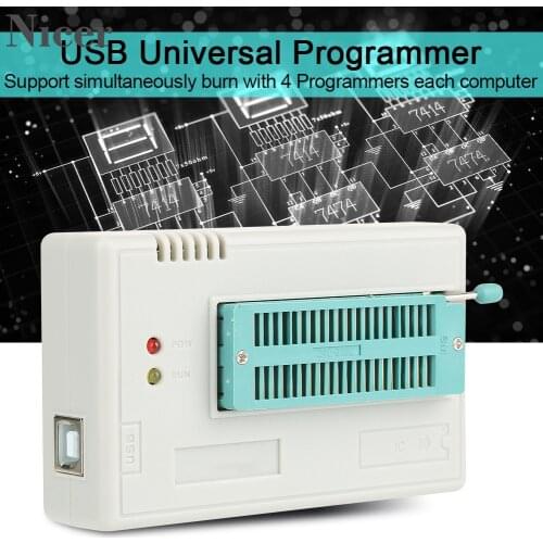 USB Universal Programmer For TL866II Plus EEPROM FLASH 8051 AVR MCU GAL PIC With 10 Adapter One Set Accessories Tools New