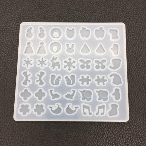 1 Set Stud Silicone Casting Mold For DIY Resin Jewelry Earrings Stud Silicone Resin Mold Tools For Clay Epoxy Resin