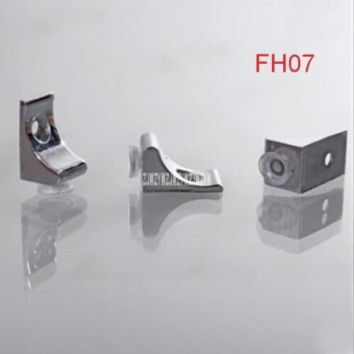 20pcs/lot FH07 Thicken Baffle Bracket Wardrobe Cabinet Bracket Tile Board Pins Glass Bracket Plates Shelf Board Support Hot Sale