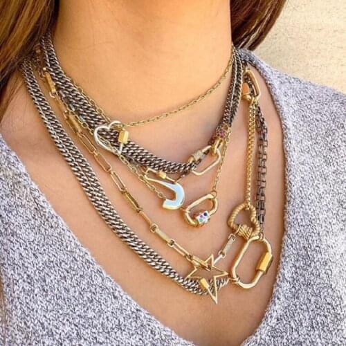 JUYA 5 Pcs\lot DIY Spiral Clasps Hooks For Jewelry Making Copper Charm Pendants Connectors Handmade Jewely Findings Accessories