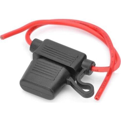 5PCS Waterproof Power Socket Medium Blade Type In Line Fuse Holders Fuse Car Replacement Fuses Car Fuse Socket 5A 10A15A20A25A