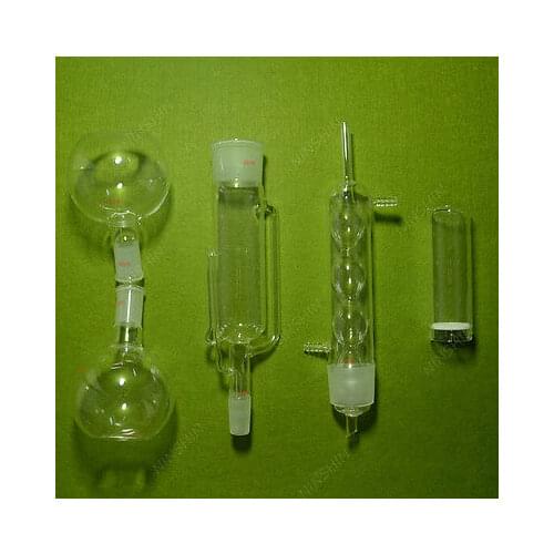 500ml Soxhlet Extractor,condenser,Pumping Tube and Flat Flask,24/40,50/42