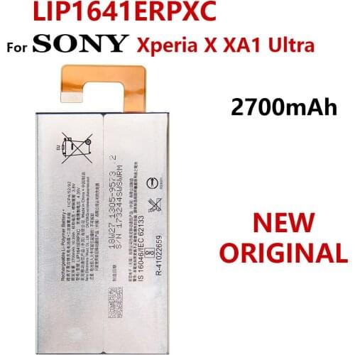100% Genuine 2700mAh LIP1641ERPXC Battery For Sony Xperia XA1 Ultra XA1U C7 G3226 G3221 G3212 G3223 Phone Batteria Batteria