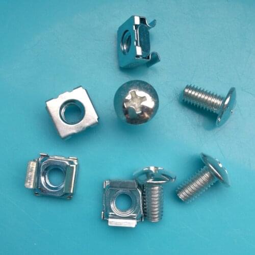 Network cabinet cabinet accessories M6 screw nut screw nuts standard rack screws