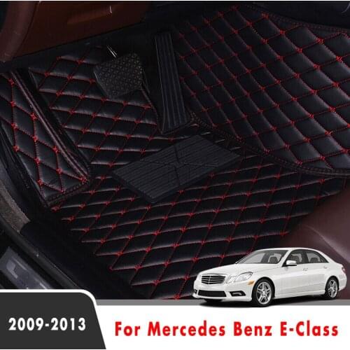 Car Floor Mats For Mercedes Benz E-Class 2013 2012 2011 2010 2009 Carpets Rugs Custom Auto Interior Accessories Foot Pads Cover
