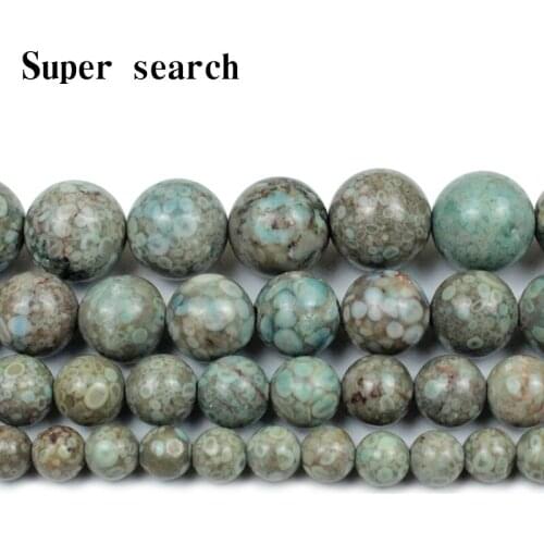 6/8/10/12mm Natural Dark blue Coral Jad Stone Loose Beads For Jewelry Making DIY Women Bracelet Necklace Accessories