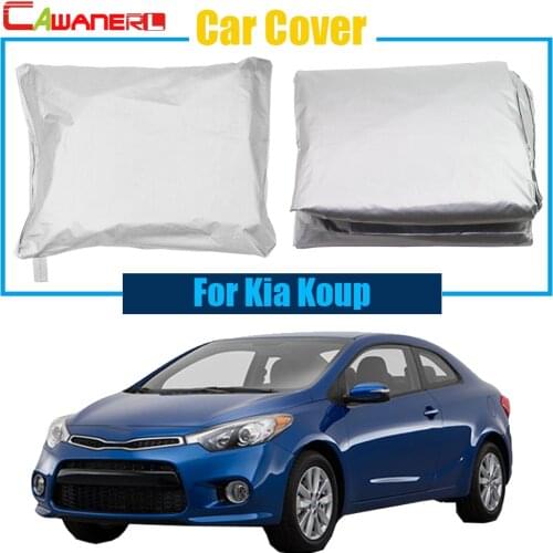 Cawanerl New Car Cover Auto UV Anti Snow Sun Rain Preventing Protection Dustproof Cover For Kia Koup