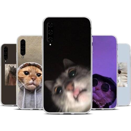 Fashion Cute And Funny Cat Smartphone Case For Xiaomi Redmi K30s Ultra Note 8 9 Pro Max 9s 10T Pro 11 10 Lite Clear Cover