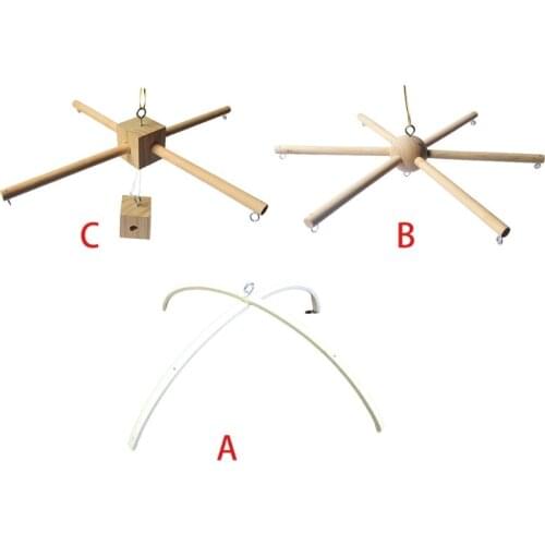 Wood Baby Mobile Hanger Baby Crib Mobile Hanger Frame Mobile DIY