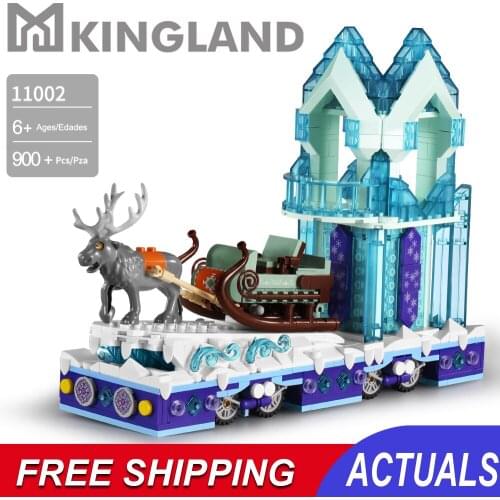 Winter Village Building Blocks Snow Fantasy House For Kids 3 Year Old Girl Construction Mould King Assembling Model