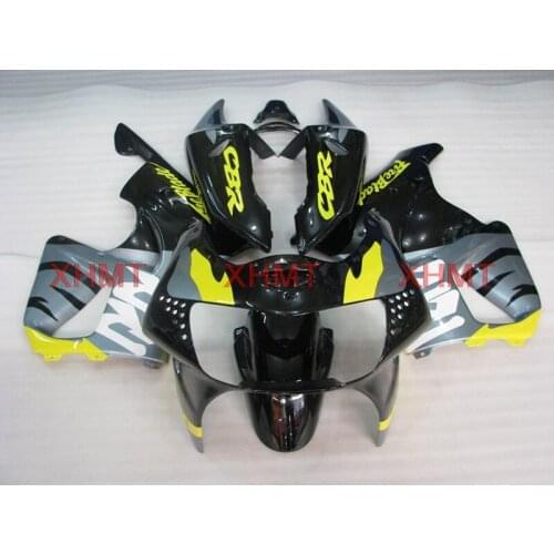 For CBR919RR 1998 - 1999 Body Kits CBR 919 1999 Plastic Fairings CBR 919RR 1998 Yellow Black Silver Motorcycle Fairing