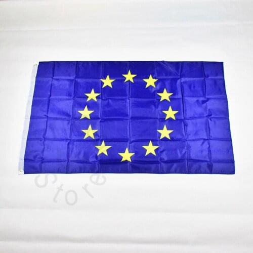 EU European Union 90*150cm flag Banner 3x5 Foot Hanging National flag for meet,Parade,party.Hanging,decoration