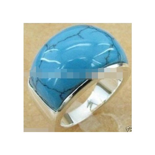 HOT SELL - Jewellery pretty turquoise women & mens ring size 7-11