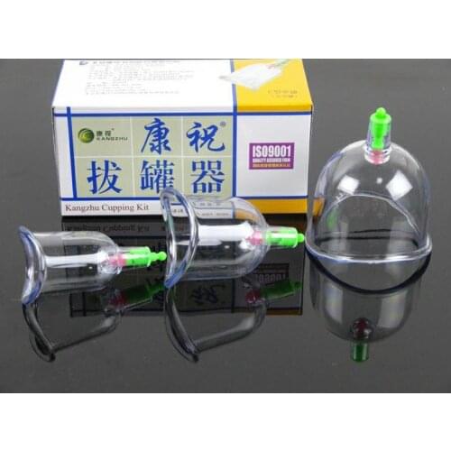 Chinese cupping Kangzhu U Curved Vacuum Cupping Suction Joint 3 cup cupping therapy joints cups Traditional Acupuncture Massage