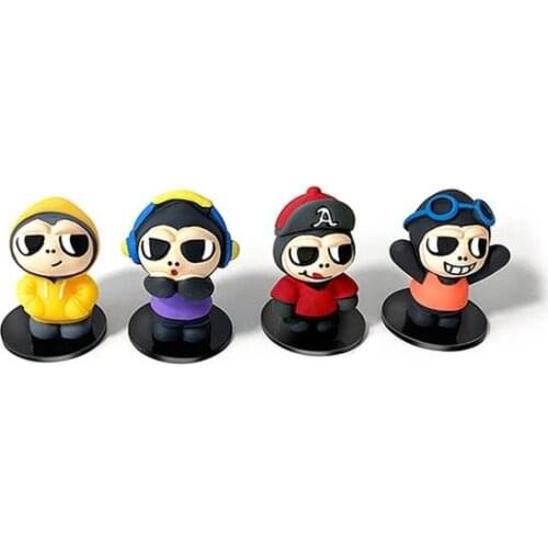 Cartoon gorilla Figure Car Ornaments Auto Interior Decorations Hero Doll Toys Ornament Accessories