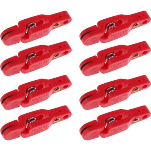 Plastic Padded Snap Weight Line Leader Release Clip Downrigger Outrigger Release Clips Set Replacement Tackles for Fishing Lover