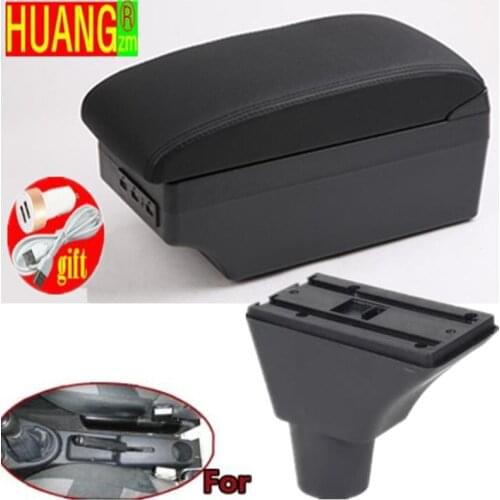For Citroen Berlingo armrest box Car Central Armrest Storage Box USB port