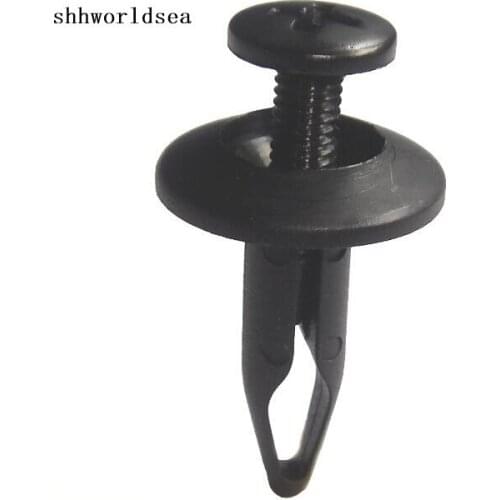 Shhworldsea Radiator Shroud Blind Rivet Push-Type Retainer Clip FOR GM 1982-On / Ford 1986-On / Chrysler 1998-On Fit 6mm Hole