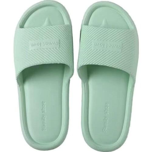 Summer Slippers Bathroom Flat Shoes Unisex Men Women Female Soft Bottom Non-Slip Flip Flops Home Sandals